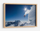 Salto de esquí de montaña extremo - Tristan Shu | Cuadro decorativo de Canvas Lab