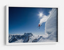 Salto de esquí de montaña extremo - Tristan Shu | Cuadro decorativo de Canvas Lab