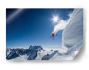 Salto de esquí de montaña extremo - Tristan Shu | Cuadro decorativo de Canvas Lab