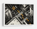 Tráfico de taxis amarillos urbanos - Stefan Kloren | Cuadro decorativo de Canvas Lab