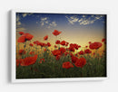 Campo de amapolas al atardecer - Albena Markova | Cuadro decorativo de Canvas Lab