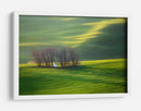 Capilla en los campos verdes - Krzysztof Browko | Cuadro decorativo de Canvas Lab