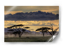 Crepúsculo en la sabana africana - Amnon Eichelberg | Cuadro decorativo de Canvas Lab