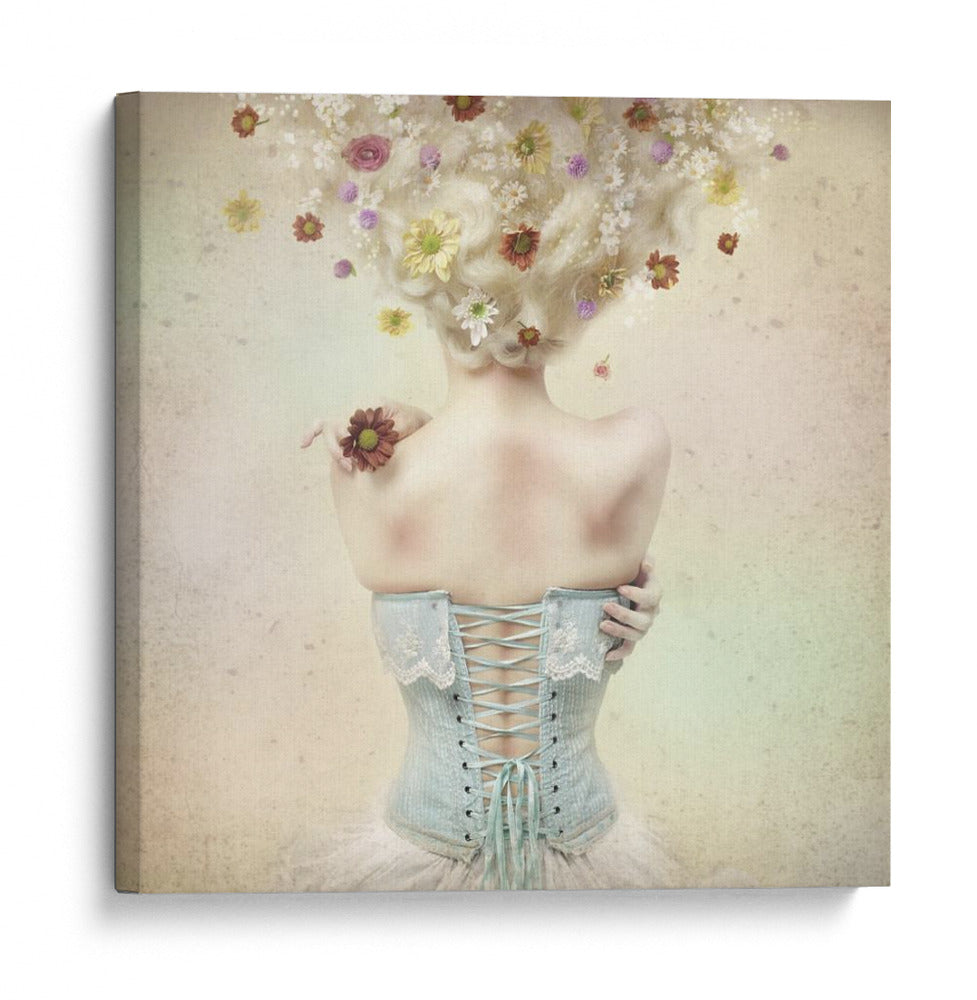 Mujer floral etérea - Kiyo Murakami | Cuadro decorativo de Canvas Lab
