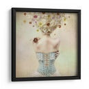 Mujer floral etérea - Kiyo Murakami | Cuadro decorativo de Canvas Lab