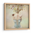 Mujer floral etérea - Kiyo Murakami | Cuadro decorativo de Canvas Lab