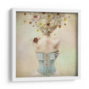 Mujer floral etérea - Kiyo Murakami | Cuadro decorativo de Canvas Lab