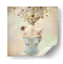 Mujer floral etérea - Kiyo Murakami | Cuadro decorativo de Canvas Lab
