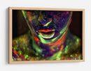 Retrato de neón vibrante - Dogan Kokdemir | Cuadro decorativo de Canvas Lab