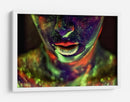 Retrato de neón vibrante - Dogan Kokdemir | Cuadro decorativo de Canvas Lab