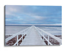 El muelle blanco en invierno junto al mar - Jacek Oleksinski | Cuadro decorativo de Canvas Lab