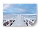 El muelle blanco en invierno junto al mar - Jacek Oleksinski | Cuadro decorativo de Canvas Lab
