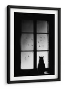 Vista desde la ventana del gato negro - Mario Pucic | Cuadro decorativo de Canvas Lab