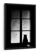 Vista desde la ventana del gato negro - Mario Pucic | Cuadro decorativo de Canvas Lab