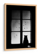 Vista desde la ventana del gato negro - Mario Pucic | Cuadro decorativo de Canvas Lab
