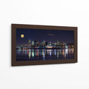 Reflejos de la ciudad a la luz de la luna - YuppiDu | Cuadro decorativo de Canvas Lab
