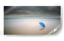 Sombrilla azul solitaria - Paulo Dias | Cuadro decorativo de Canvas Lab