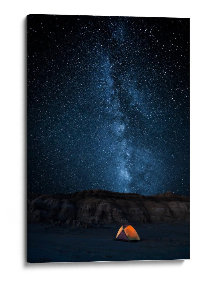 Acampando bajo la Vía Láctea - John Fan | Cuadro decorativo de Canvas Lab