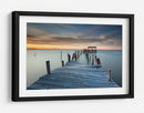 Puesta de sol en el muelle tranquilo - Rui David | Cuadro decorativo de Canvas Lab