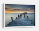 Puesta de sol en el muelle tranquilo - Rui David | Cuadro decorativo de Canvas Lab