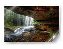 Cascada de la cueva escondida - Mark Lucey | Cuadro decorativo de Canvas Lab