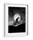 Ciclista de montaña a la luz de la luna - Hengki Lee | Cuadro decorativo de Canvas Lab