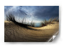 Vista al océano desde las dunas de arena - Wim Schuurmans | Cuadro decorativo de Canvas Lab