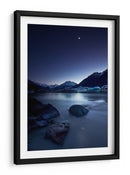 Lago de montaña iluminado por la luna - Yan Zhang | Cuadro decorativo de Canvas Lab
