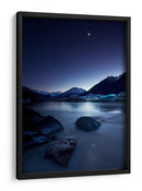 Lago de montaña iluminado por la luna - Yan Zhang | Cuadro decorativo de Canvas Lab