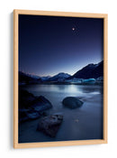 Lago de montaña iluminado por la luna - Yan Zhang | Cuadro decorativo de Canvas Lab