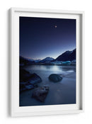 Lago de montaña iluminado por la luna - Yan Zhang | Cuadro decorativo de Canvas Lab