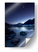 Lago de montaña iluminado por la luna - Yan Zhang | Cuadro decorativo de Canvas Lab