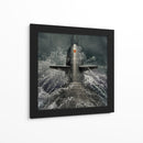 Submarino soviético emergiendo a la superficie - Dmitry Frizel | Cuadro decorativo de Canvas Lab