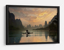 La hora dorada de la pesca de cormoranes - Yan Zhang | Cuadro decorativo de Canvas Lab