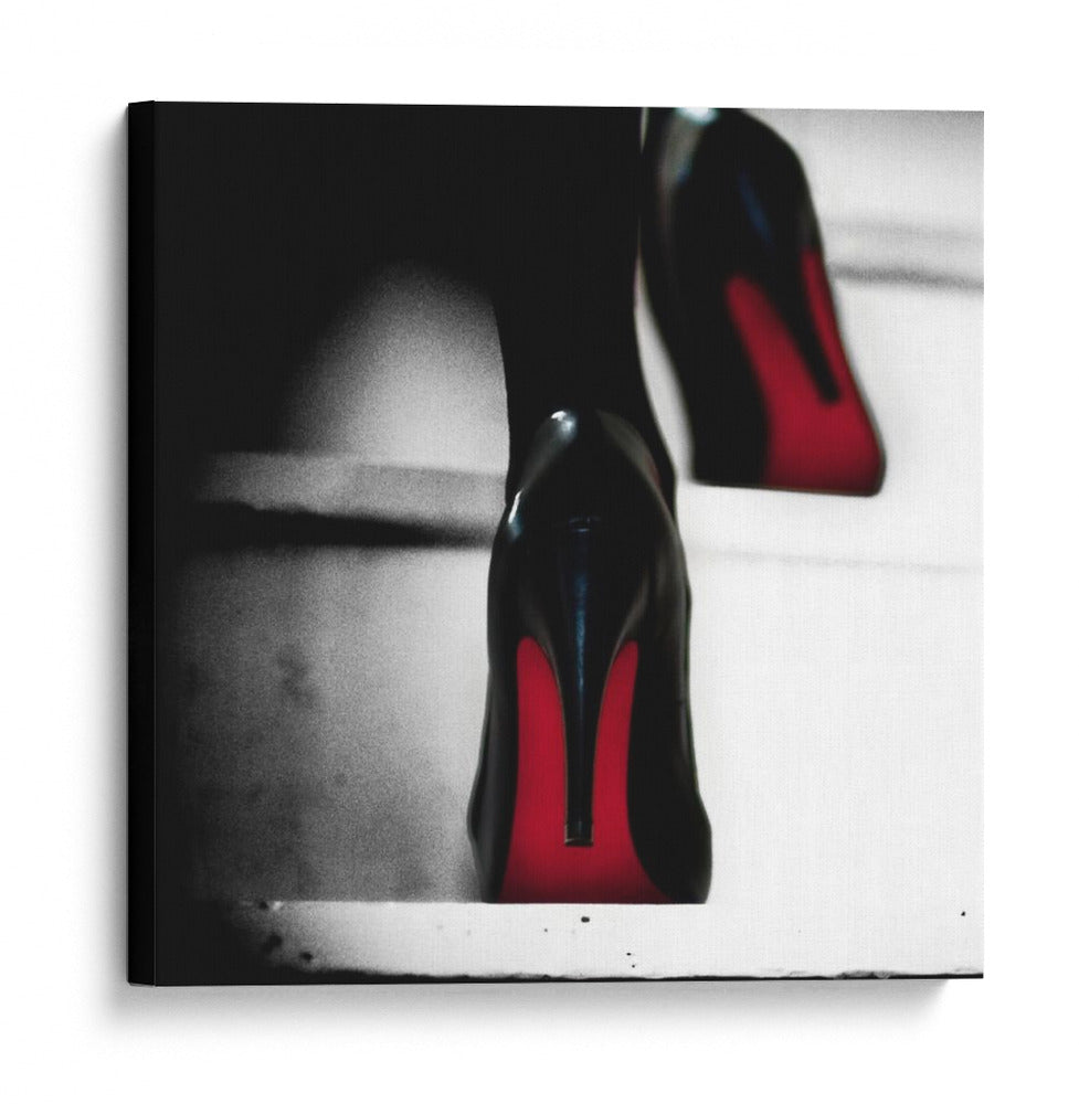 Pasos de suelas rojas - Betina La Plante | Cuadro decorativo de Canvas Lab