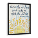 Palabras Del Día Soleado I - Grace Popp | Cuadro decorativo de Canvas Lab