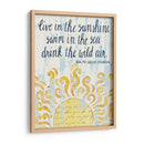 Palabras Del Día Soleado I - Grace Popp | Cuadro decorativo de Canvas Lab