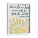 Palabras Del Día Soleado I - Grace Popp | Cuadro decorativo de Canvas Lab