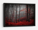 Bosque rojo brumoso - Samanta Krivec | Cuadro decorativo de Canvas Lab