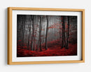 Bosque rojo brumoso - Samanta Krivec | Cuadro decorativo de Canvas Lab