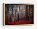 Bosque rojo brumoso - Samanta Krivec | Cuadro decorativo de Canvas Lab