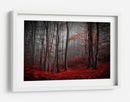 Bosque rojo brumoso - Samanta Krivec | Cuadro decorativo de Canvas Lab