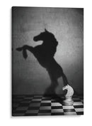 La sombra del caballo de ajedrez - Victoria Glinka | Cuadro decorativo de Canvas Lab