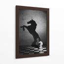 La sombra del caballo de ajedrez - Victoria Glinka | Cuadro decorativo de Canvas Lab