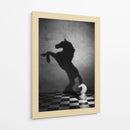 La sombra del caballo de ajedrez - Victoria Glinka | Cuadro decorativo de Canvas Lab