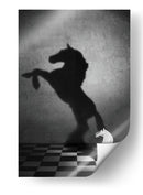 La sombra del caballo de ajedrez - Victoria Glinka | Cuadro decorativo de Canvas Lab