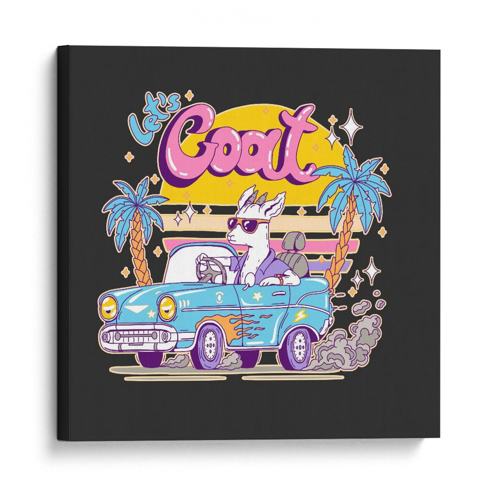 Let's Goat - Tiago Leitao | Cuadro decorativo de Canvas Lab