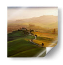 Carretera sinuosa de la Toscana - Jarek Pawlak | Cuadro decorativo de Canvas Lab