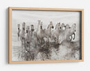 Caballos blancos en las aguas corrientes - Roman Golubenko | Cuadro decorativo de Canvas Lab