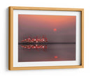 Flamencos al atardecer - Anna Cseresnjes | Cuadro decorativo de Canvas Lab